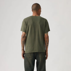 Essential Pocket Garment Dye T-Shirt - Garment Dye Deep Depths - Green