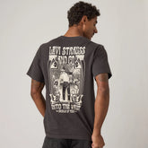 Relaxed Fit Short-Sleeve Graphic T-Shirt - Into The West Phantom - Black