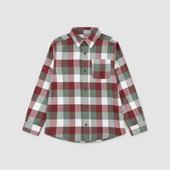 Buffalo Check Flannel Shirt Little Boys 4-7x - Red