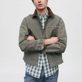 Full-Zip Mechanic Trucker Jacket