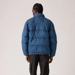 Piedmont Short Puffer Jacket - Morningside - Medium Wash
