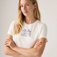 Graphic Logo Favorite Short Sleeve Tee - Rhinestone Eagle Poster Reiissue Sugar Swizzle - White