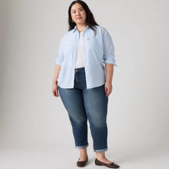 Boyfriend Women's Jeans (Plus Size) - Working Late Plus - Medium Wash