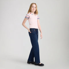 Wide Leg Jeans Big Girls 7-16 - Legacy - Dark Blue