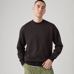 Authentic Crewneck Garment Dye Sweatshirt - Black Agate - Black