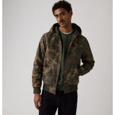 Workwear Hooded Jacket - Camo - Green