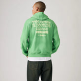 Two Horse Boxy Garment Dye Hoodie Sweatshirt - Two Horse Records - Green