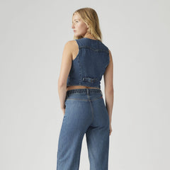 Braided Vest - Big Yikes - Dark Wash