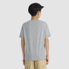 Short Sleeve Skate Camo Batwing Graphic Tee Big Boys 8-20 - Heather Grey