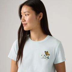 Levi's® Logo Perfect Tee Shirt - Daisy Count - Blue