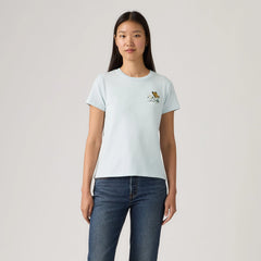 Levi's® Logo Perfect Tee Shirt - Daisy Count - Blue