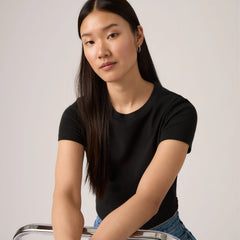 Essential Sporty T-Shirt - Caviar - Black