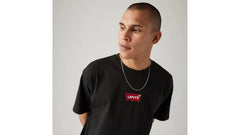 Relaxed Fit Embroidered Badge Vintage Graphic T-Shirt - Badge Caviar - Black
