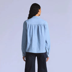 Coral Shirt - Chambray - Medium Wash