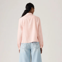Tini Long-Sleeve Utility Shirt - Crystal Pink Gd 1 - Pink