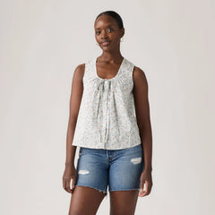 Luella Blouse - Babitz Ditsy Glacier - Multi-Color