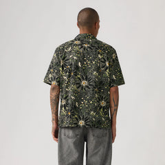 Sunset Camp Shirt - Hatch Floral Jet Black - Multi-Color