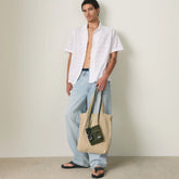 Sunset Camp Eyelet Shirt - Bright White - White