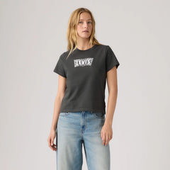 Graphic Logo Favorite Short Sleeve Tee - Expanded Satya Bw Pi - Black