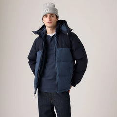 Rockridge Short Puffer Jacket - Navy Blazer - Blue