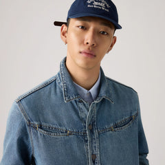 Market Miners Trucker Jacket - Enjoy The Route - Light Wash
