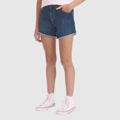 A Line Denim Big Girls 7-16 Shorts - No Filter - Medium Wash