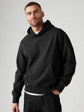 Authentic Hoodie Garment Dye Sweatshirt - Black Agate - Black