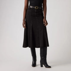 Fit and Flare Skirt - Cherish The Day - Black