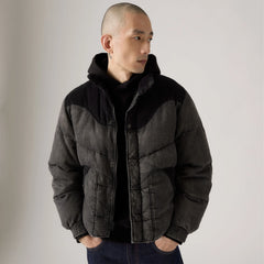 Wild West Short Puffer Jacket - Hamilton Heights - Black