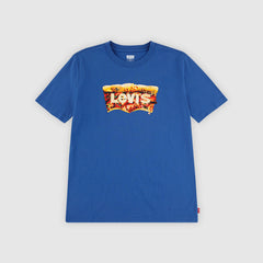Short Sleeve Batwing Slice Graphic Tee Big Boys 8-20 - True Navy - Blue