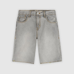 Denim Skate Shorts Little Boys 4-7 - Boulder - Grey