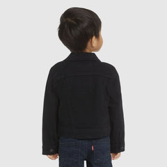 Trucker Jacket Toddler 2T-4T - Black