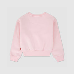 Western Crew Sweatshirt Little Girls 4-6x - Crystsal Rose - Pink