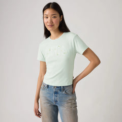 Rickie T-Shirt - Flowers - Blue