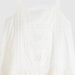 Kate Mini Dress - Cloud Dancer - White