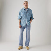 555™ Relaxed Straight Linen+ Denim Men's Jeans - Call Me Again - Light Wash