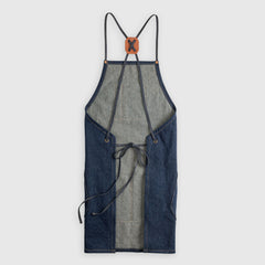 Adjustable Denim Apron - Indigo Rinse - Dark Wash