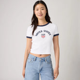Levi's® U.S. Soccer Mini Ringer Tee - U.S. - Multi-Color