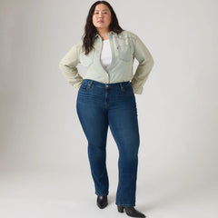 Classic Bootcut Women's Jeans (Plus Size) - Lapis Awe - Medium Wash