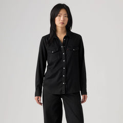 Iconic Western Denim Shirt - Dark Ages