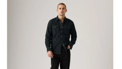 Barstow Western Denim Shirt - Beautiful Ash Washed Black - Black