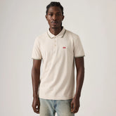 Housemark Polo Shirt - Wood Tipping Stripe - White