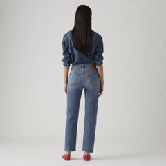 501® Original Fit Cropped Women's Jeans - Scanned Answers - Medium Wash