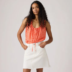 Luella Blouse - Babitz Ditsy Signal - Red