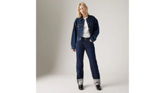 501® '90s Cuffed Selvedge Women's Jeans - Rinsey Rinse - Dark Wash