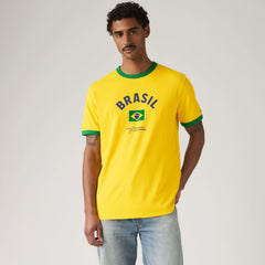 Brasil Ringer Tee - Brasil - Multi-Color