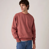 Authentic Crewneck Garment Dye Sweatshirt - Garment Dye Roan Rouge - Red