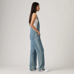Vintage Denim Lightweight Overalls - File Away - Medium Wash