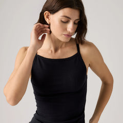Dry Goods Apron Tank Top - Anthracite Night - Black