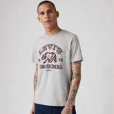 Standard Fit Classic Graphic T-Shirt - Heather Grey - Grey